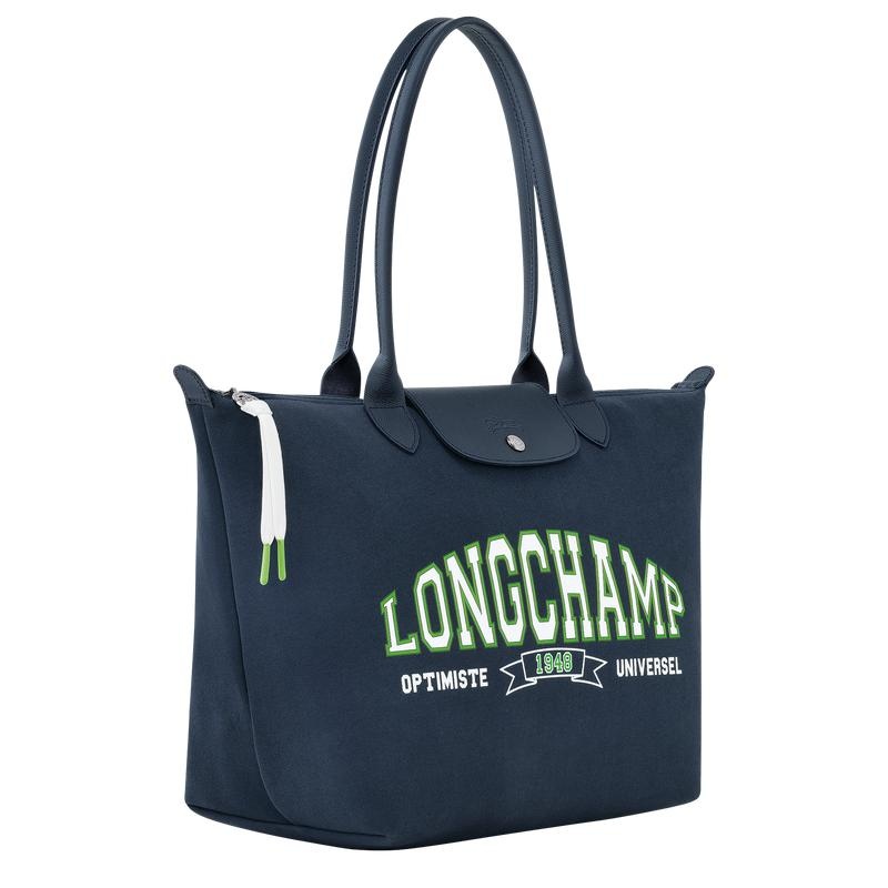 Navy Longchamp Le Pliage Collection L Women's Tote Bag | 02471-EYTD