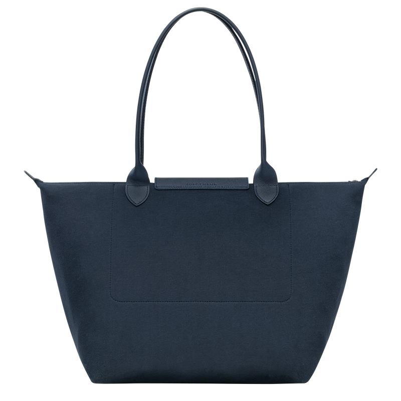 Navy Longchamp Le Pliage Collection L Women's Tote Bag | 02471-EYTD