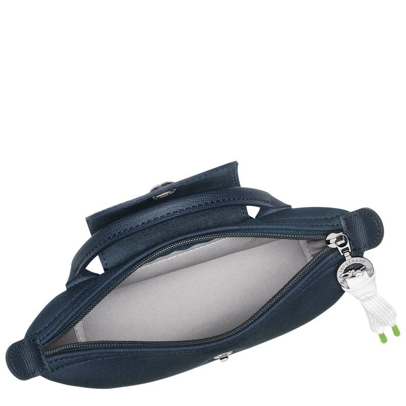 Navy Longchamp Le Pliage Collection Men's Pouches | 96548-MGLV