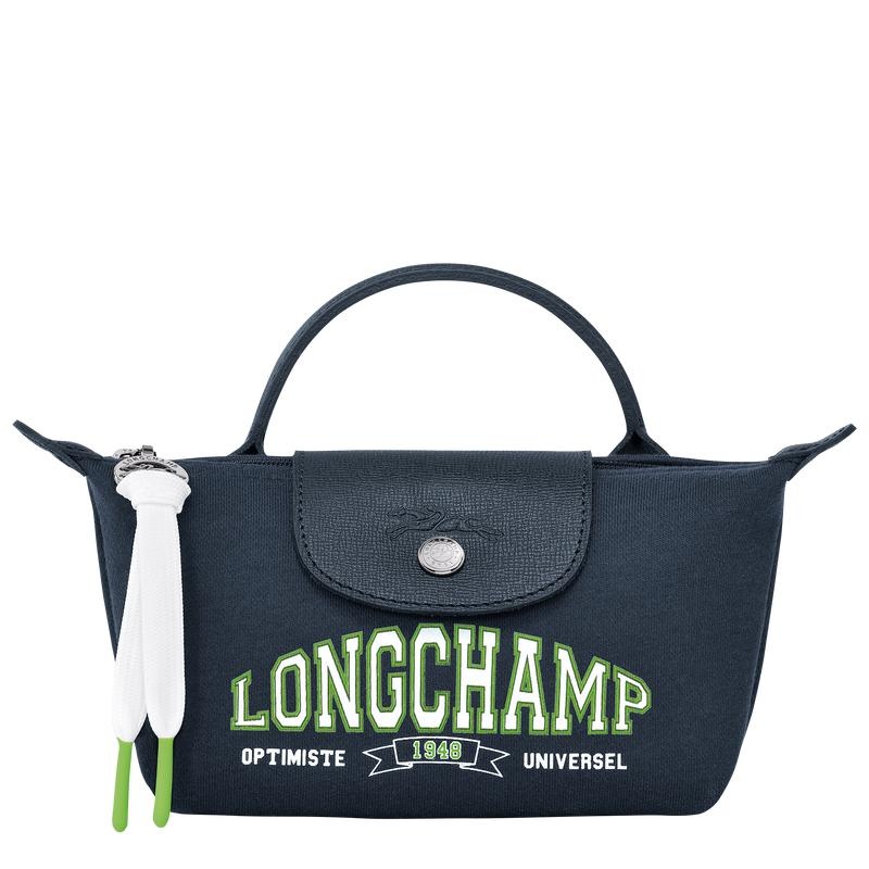 Navy Longchamp Le Pliage Collection Men\'s Pouches | 96548-MGLV