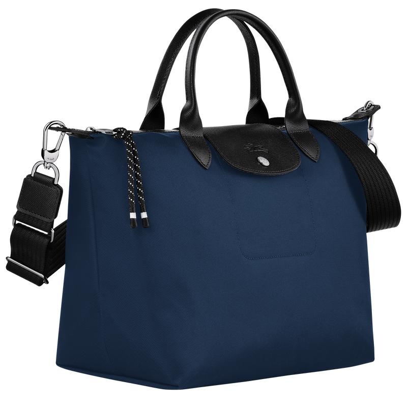 Navy Longchamp Le Pliage Energy L Men's Handbags | 92856-YCUB