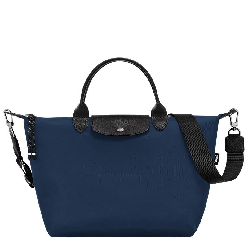 Navy Longchamp Le Pliage Energy L Men\'s Handbags | 92856-YCUB