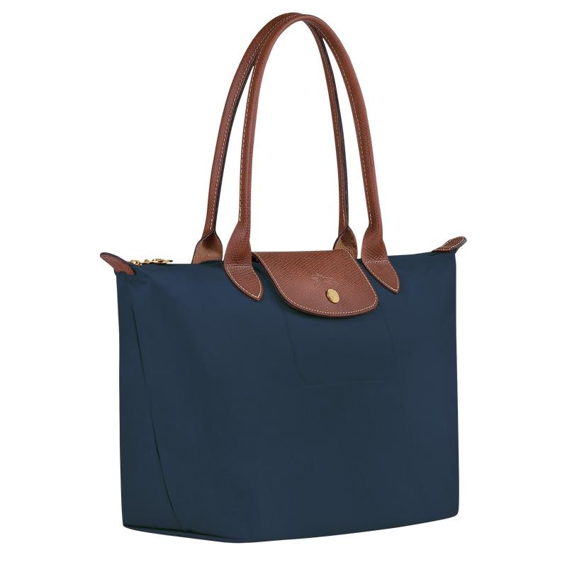 Navy Longchamp Le Pliage Original M Women's Tote Bag | 01952-HXIR