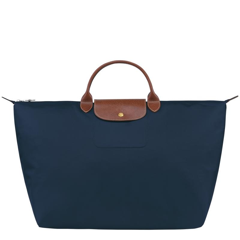 Navy Longchamp Le Pliage Original S Men\'s Travel Bags | 03192-RMUH