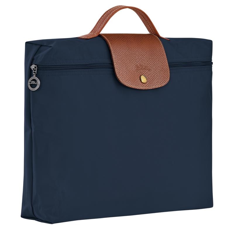 Navy Longchamp Le Pliage Original S Men's Briefcase | 14683-IHPB