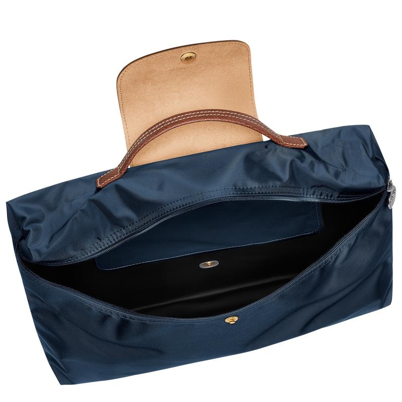 Navy Longchamp Le Pliage Original S Men's Briefcase | 14683-IHPB