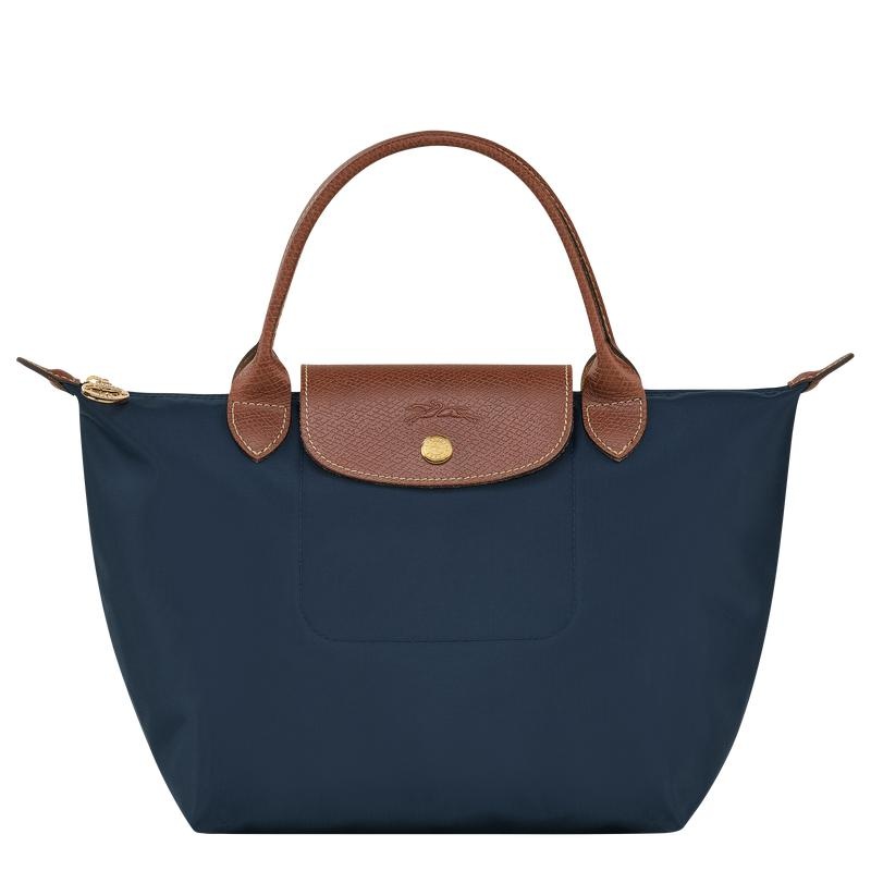 Navy Longchamp Le Pliage Original S Women\'s Handbags | 69784-LRUV