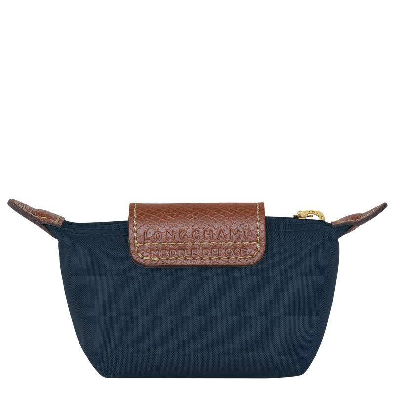 Navy Longchamp Le Pliage Original Women's Coin Purses | 80347-JAGB