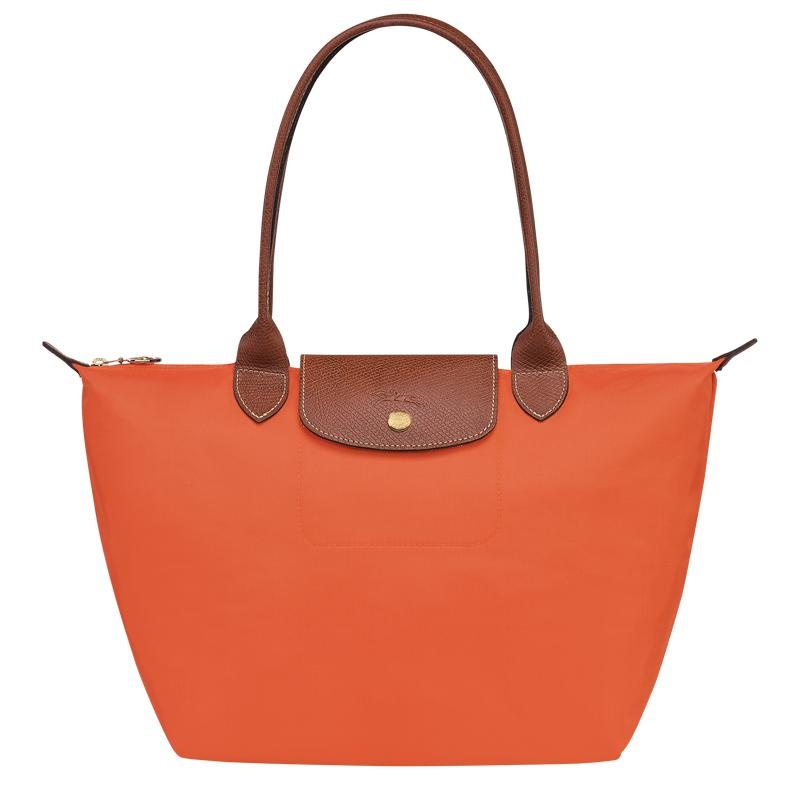 Orange Longchamp Le Pliage Original M Women\'s Tote Bag | 26358-VBDQ