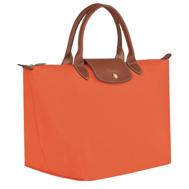 Orange Longchamp Le Pliage Original M Women's Handbags | 63914-TGNW