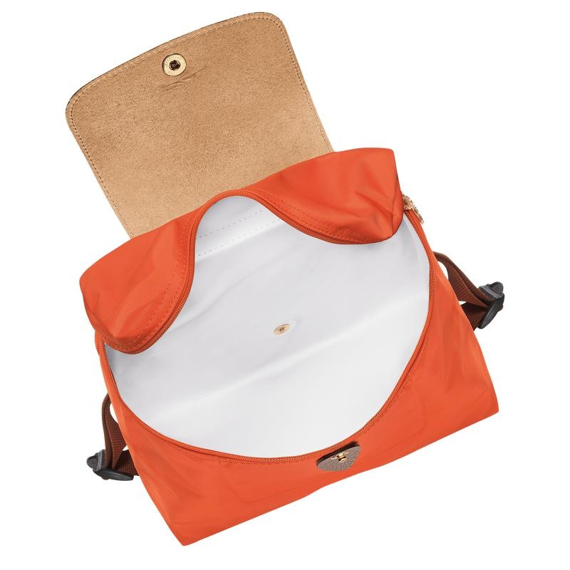 Orange Longchamp Le Pliage Original M Women's Backpacks | 36948-PDTE