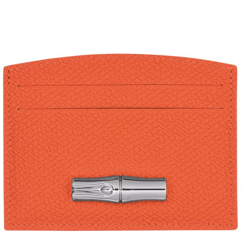 Orange Longchamp Roseau Women\'s Cardholders | 02697-TIXD