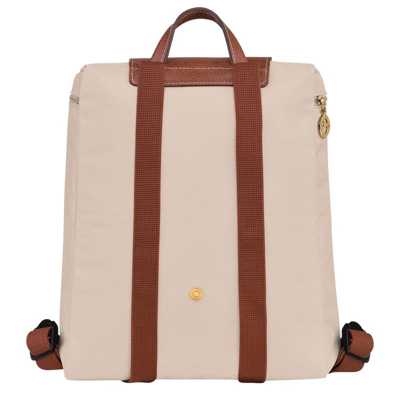 Paper White Longchamp Le Pliage Original M Women's Backpacks | 89731-FOUC