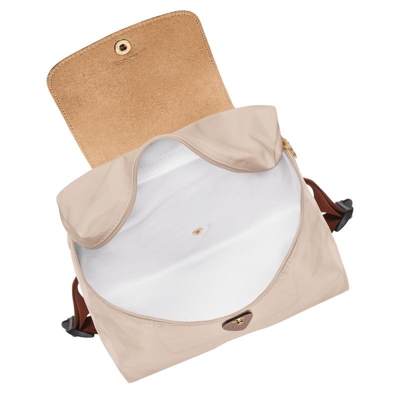 Paper White Longchamp Le Pliage Original M Women's Backpacks | 89731-FOUC