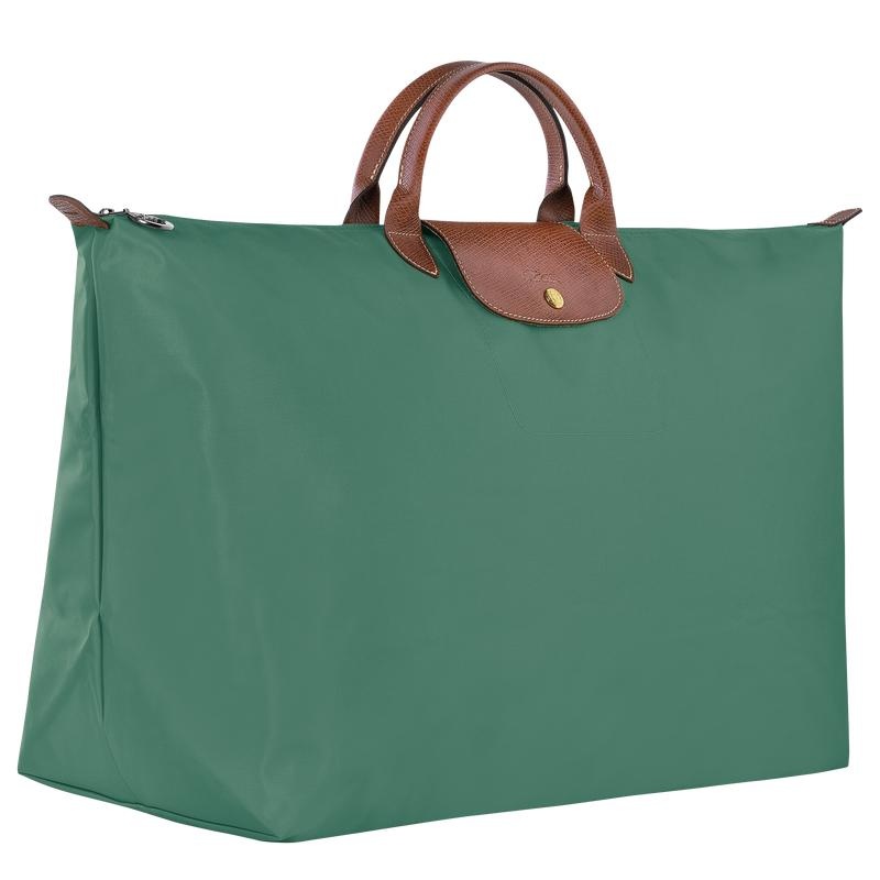 Sage Green Longchamp Le Pliage Original M Women's Travel Bags | 74628-PDHE