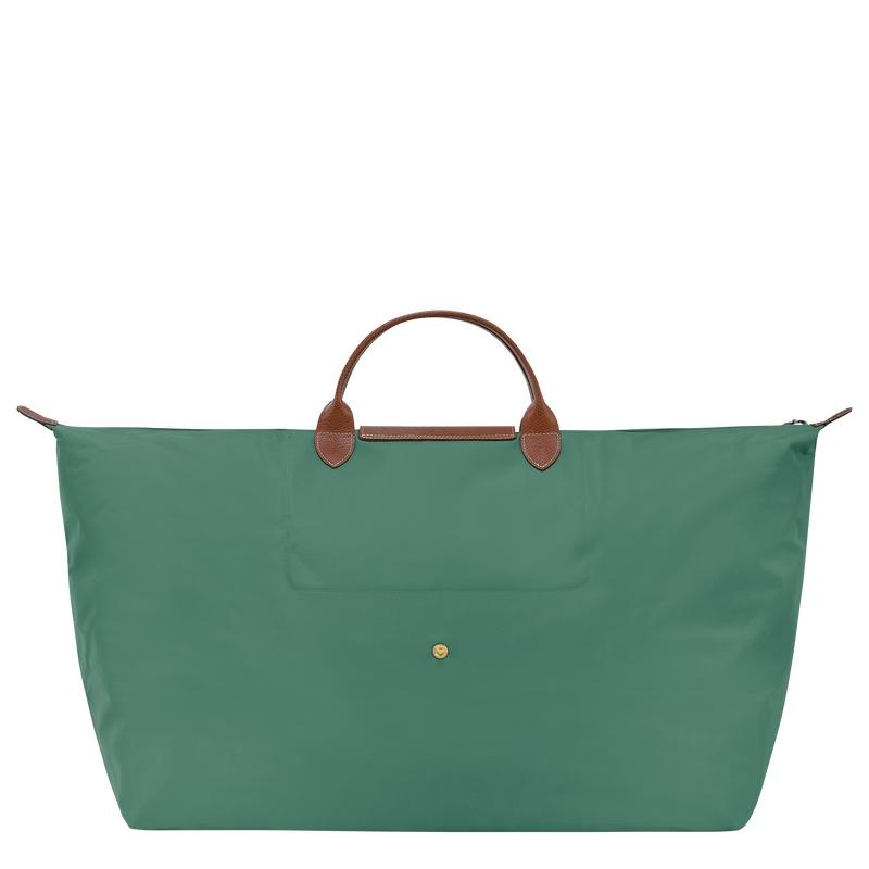 Sage Green Longchamp Le Pliage Original M Women's Travel Bags | 74628-PDHE