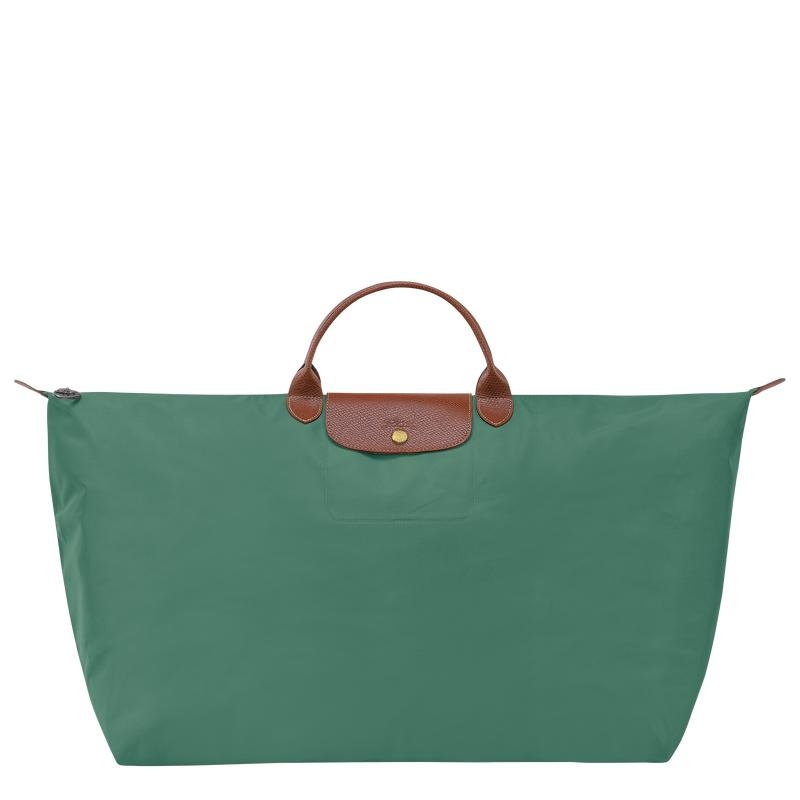 Sage Green Longchamp Le Pliage Original M Women\'s Travel Bags | 74628-PDHE