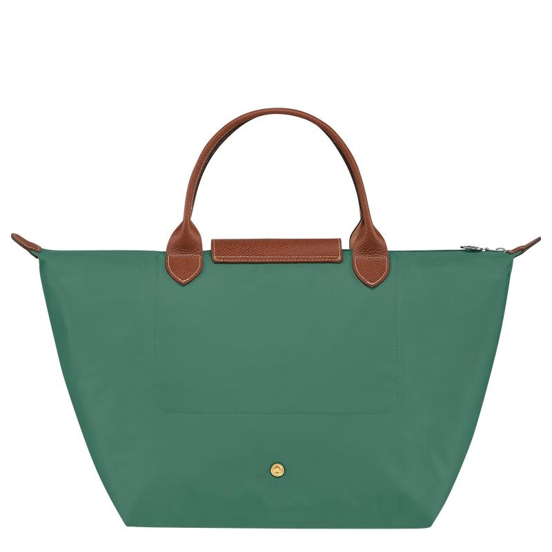 Sage Green Longchamp Le Pliage Original M Women's Handbags | 97508-OTVY