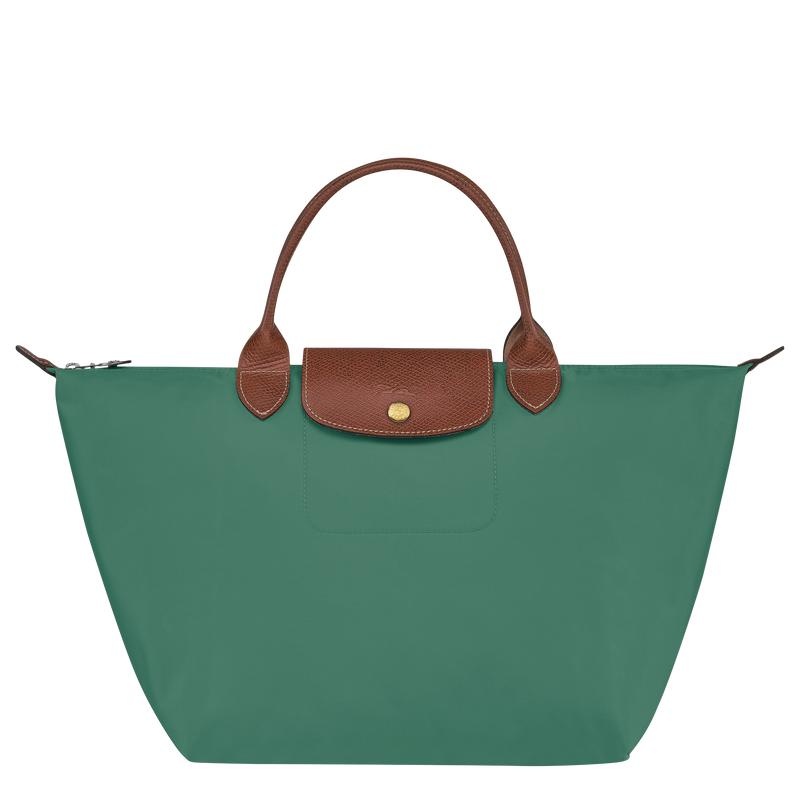 Sage Green Longchamp Le Pliage Original M Women\'s Handbags | 97508-OTVY