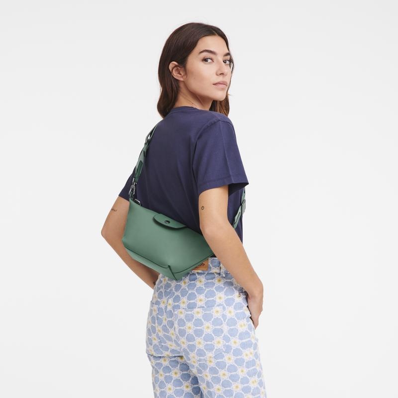 Sage Green Longchamp Le Pliage Xtra XS Women's Crossbody Bags | 59831-TBJA