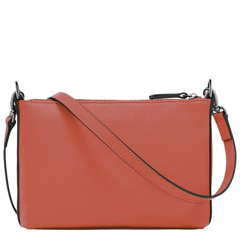 Sienna Red Longchamp 3D S Women's Crossbody Bags | 18647-LBRM