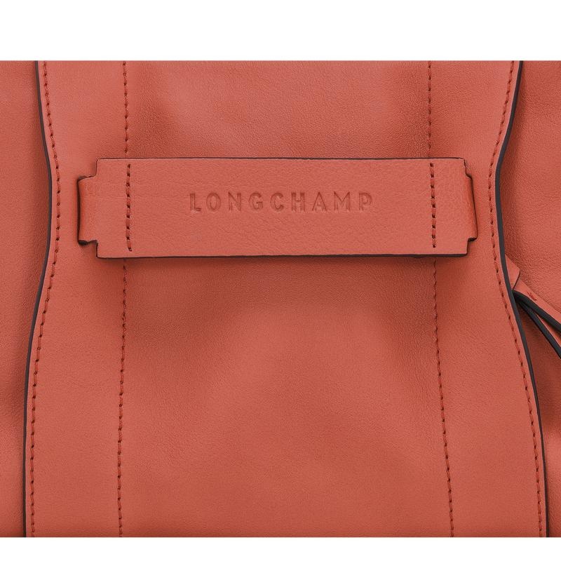 Sienna Red Longchamp 3D S Women's Crossbody Bags | 18647-LBRM