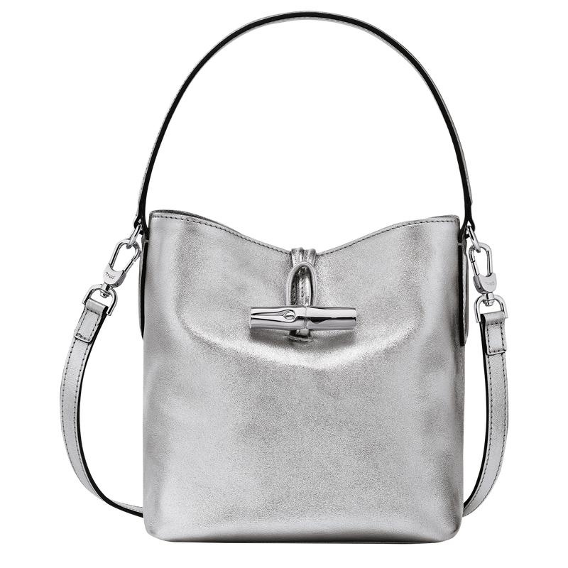 Silver Longchamp Roseau XS Women\'s Bucket Bag | 63485-ZPVJ