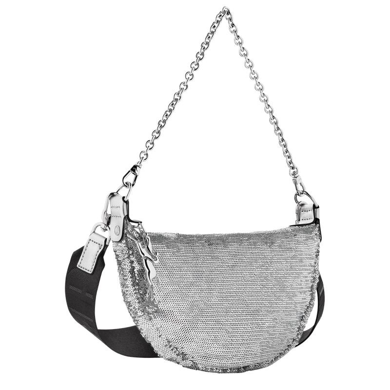 Silver Longchamp Smile S Women's Crossbody Bags | 70639-EISM