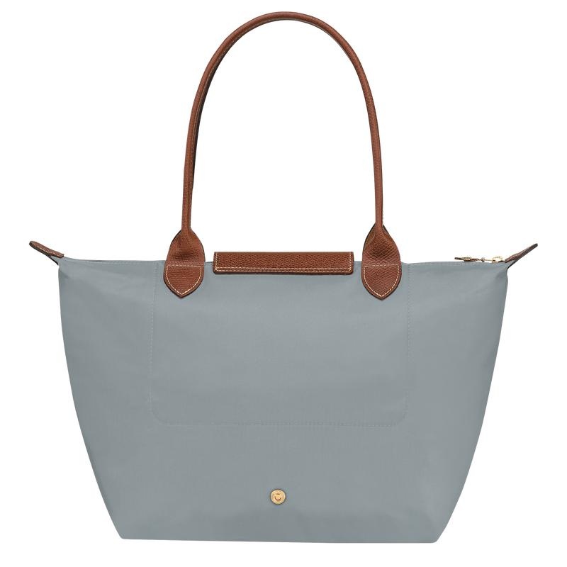 Steel Grey Longchamp Le Pliage Original M Women's Tote Bag | 51034-HNEP