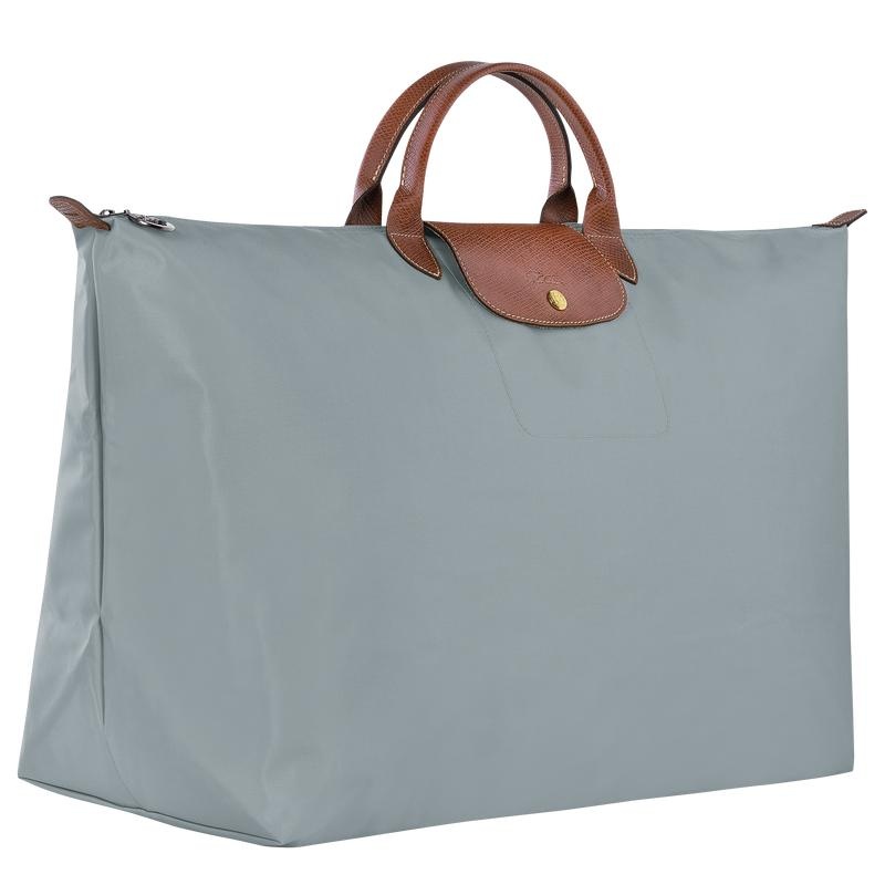 Steel Grey Longchamp Le Pliage Original M Women's Travel Bags | 57932-FUNP