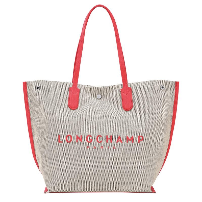 Strawberry Red Longchamp Essential L Women\'s Tote Bag | 45689-EWPY