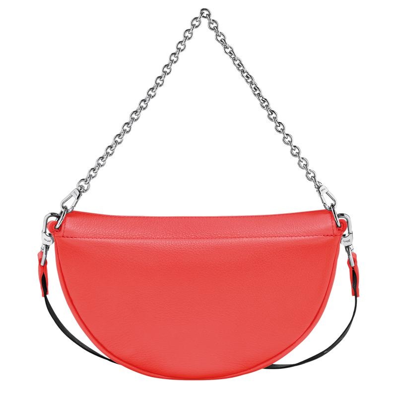 Strawberry Red Longchamp Smile S Women's Crossbody Bags | 12489-NXHJ