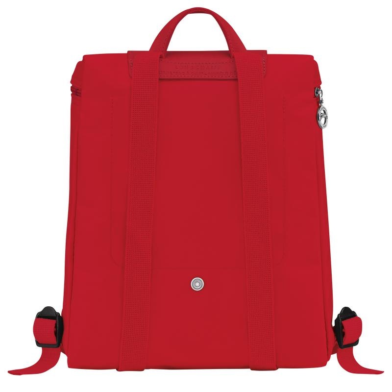 Tomato Red Longchamp Le Pliage Green M Men's Backpacks | 85491-SEJP