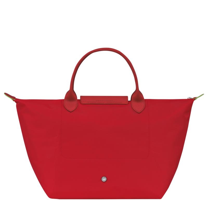 Tomato Red Longchamp Le Pliage Green M Women's Handbags | 64931-QCOY