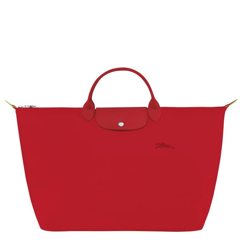 Tomato Red Longchamp Le Pliage Green S Women\'s Travel Bags | 35207-EDLB