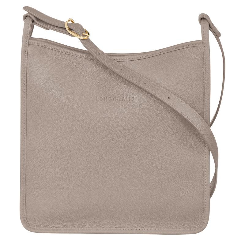 Turtledove Grey Longchamp Le Foulonné M Women\'s Crossbody Bags | 73408-QGZH