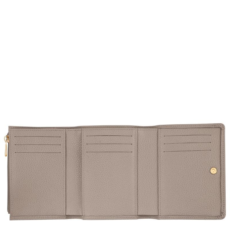 Turtledove Grey Longchamp Le Foulonné Men's Wallets | 96310-CGOU