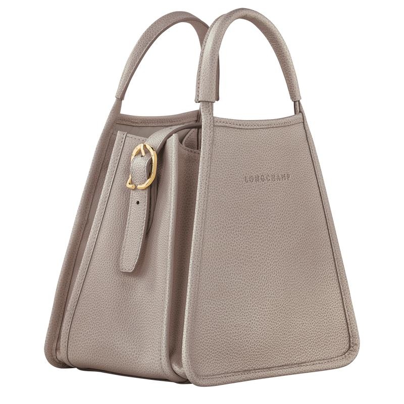 Turtledove Grey Longchamp Le Foulonné S Women's Handbags | 65127-BUHT