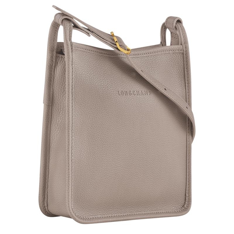 Turtledove Grey Longchamp Le Foulonné S Women's Crossbody Bags | 08239-MWQV