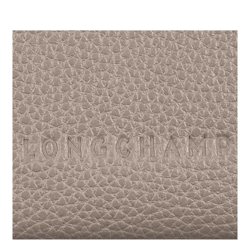 Turtledove Grey Longchamp Le Foulonné Women's Cardholders | 36754-BRUE