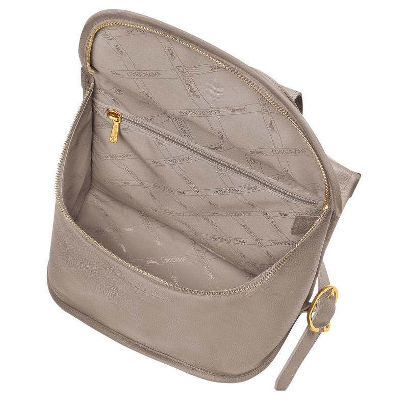 Turtledove Grey Longchamp Le Foulonné Women's Backpacks | 40628-AFIV