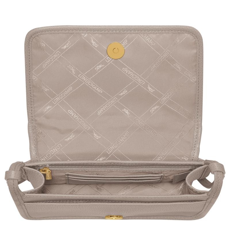 Turtledove Grey Longchamp Le Foulonné XS Women's Clutch Purse | 85163-THPM