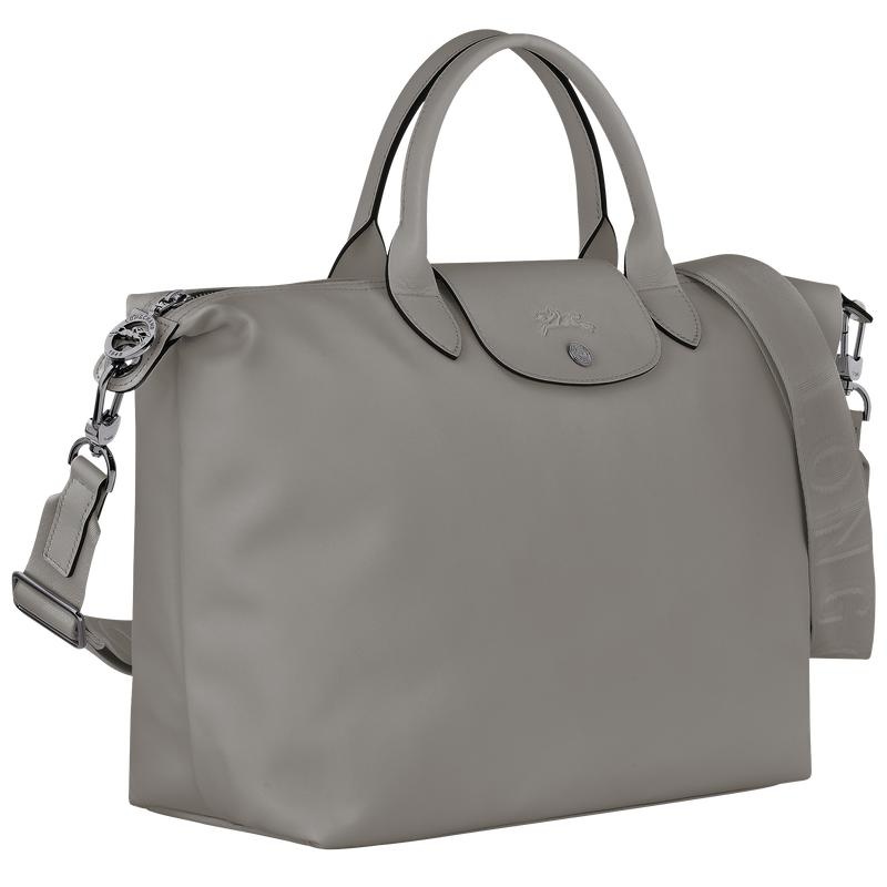 Turtledove Grey Longchamp Le Pliage Xtra L Women's Handbags | 06731-SYCR