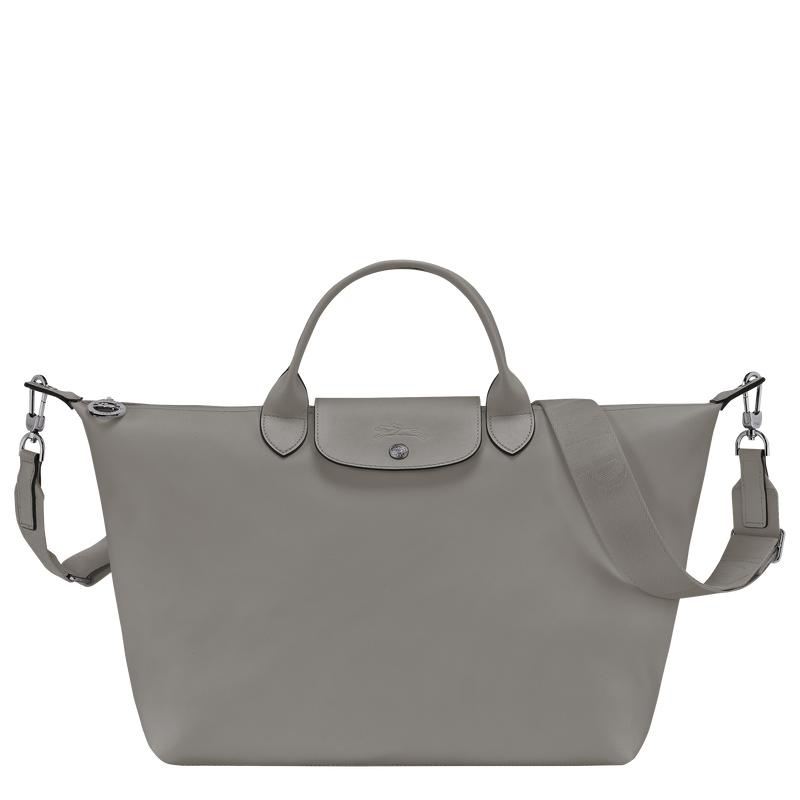 Turtledove Grey Longchamp Le Pliage Xtra L Women\'s Handbags | 06731-SYCR