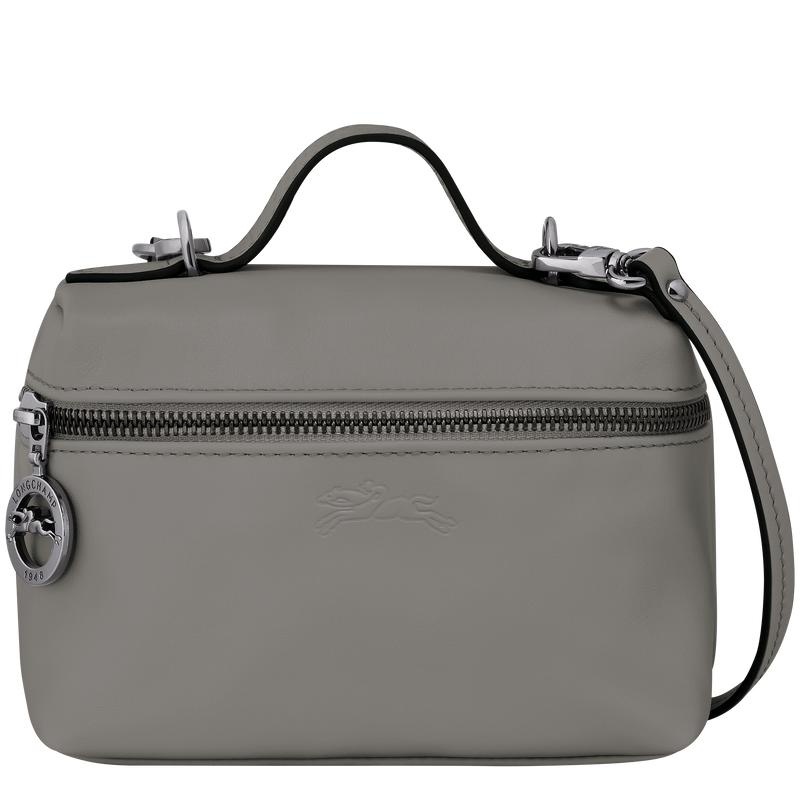 Turtledove Grey Longchamp Le Pliage Xtra XS Vanity Women\'s Crossbody Bags | 68145-WNKA