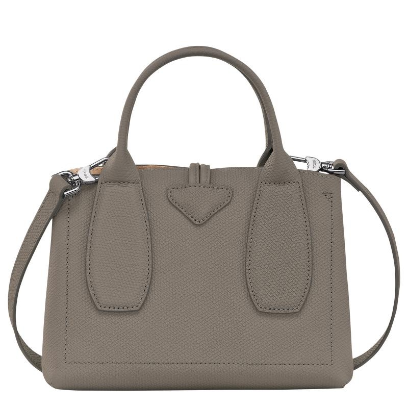 Turtledove Grey Longchamp Roseau S Women's Handbags | 58027-GKWN