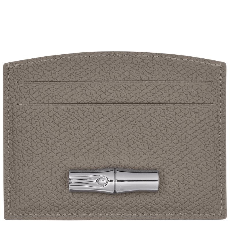 Turtledove Grey Longchamp Roseau Women\'s Cardholders | 05374-PHRB