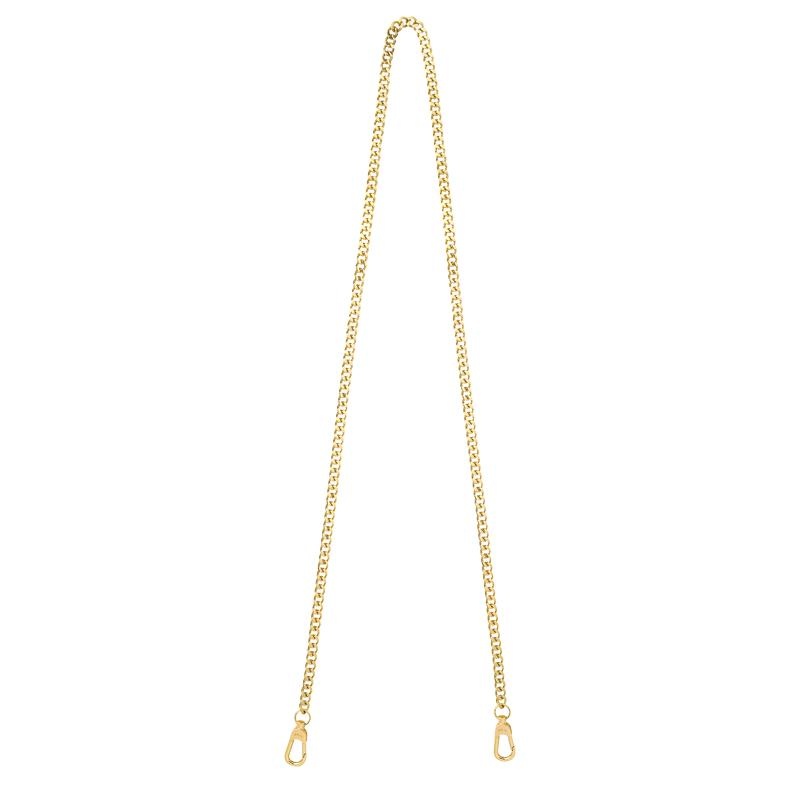 Very pale gold Longchamp chaîne Women\'s Shoulder Straps | 39146-SVZX