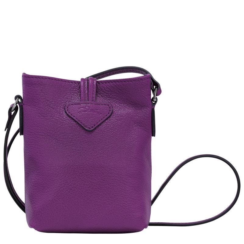 Violet Purple Longchamp Roseau XS Women's Crossbody Bags | 41760-FVHO