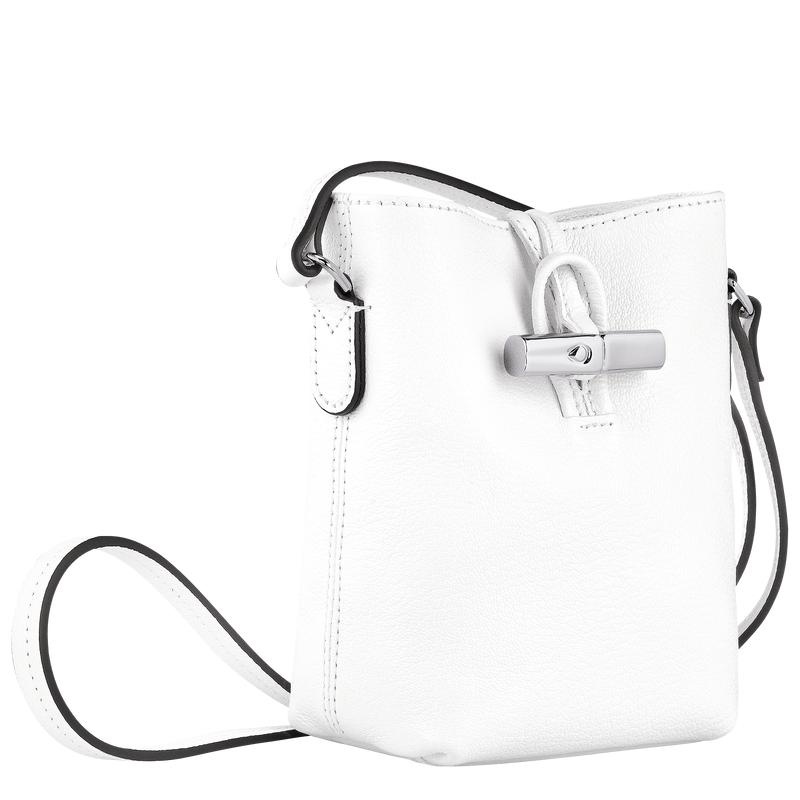 White Longchamp Roseau XS Women's Crossbody Bags | 84152-AYWK